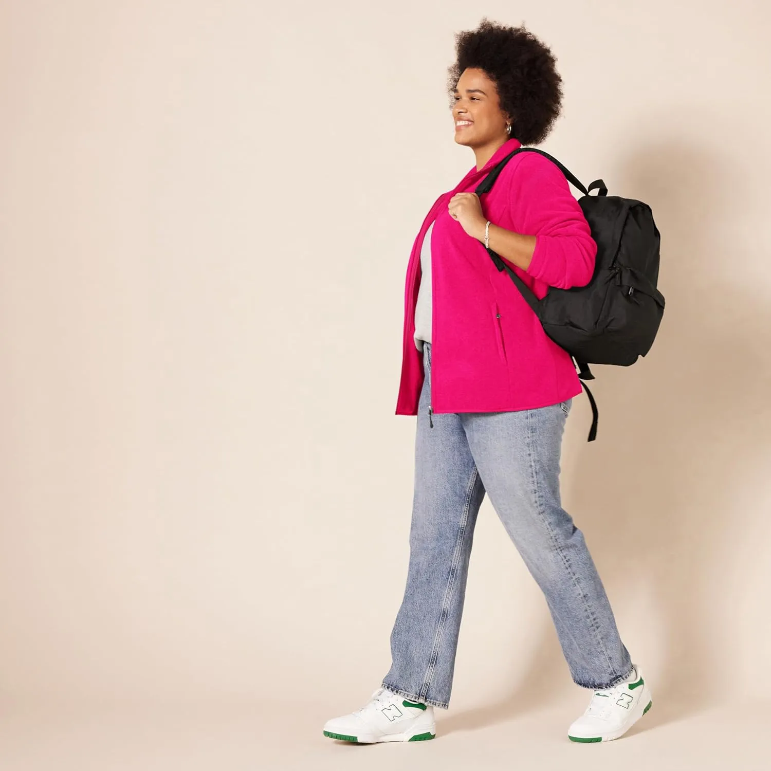 Amazon Essentials Women's Classic-Fit Full-Zip Polar Soft Fleece Jacket (Available in Plus Size)