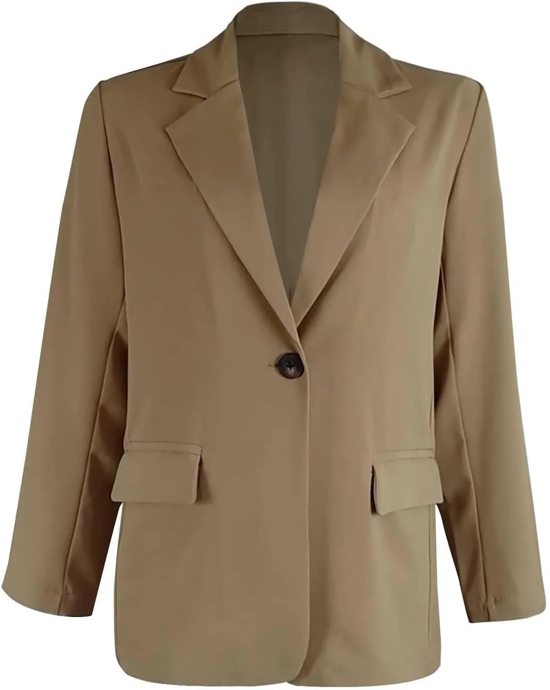 Blazers for Women Business Casual Button Work Office Jackets Blazer Open Front Long Sleeve Lapel Jacket Outfit