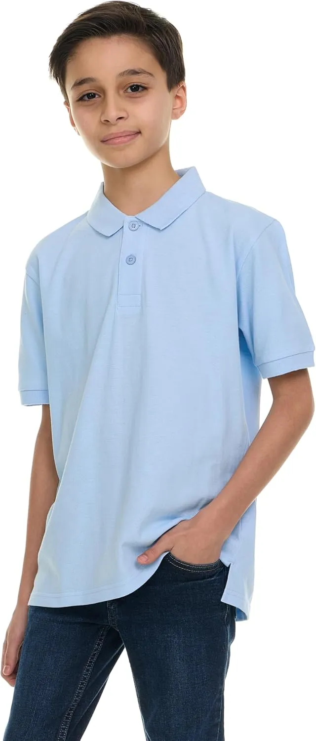 Boys Polo 2-Pack: Premium Comfort and Timeless Style - Perfect for School, Playdates, Church, Birthdays.