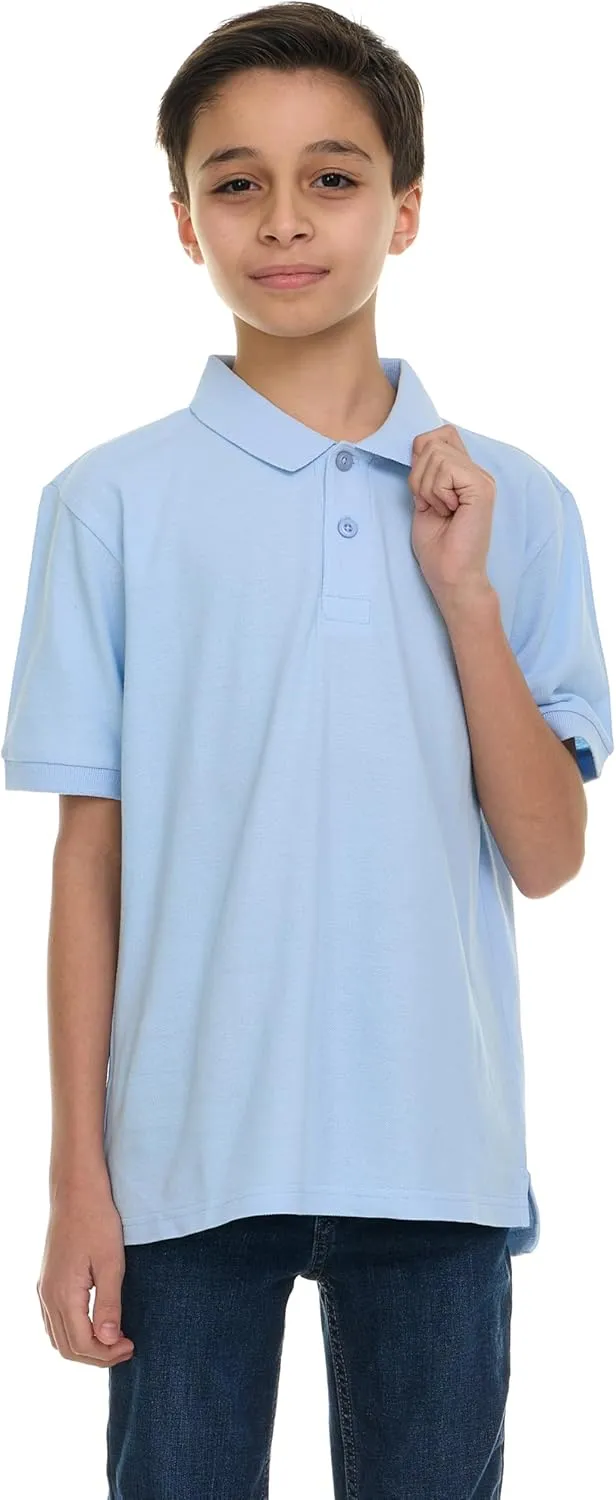 Boys Polo 2-Pack: Premium Comfort and Timeless Style - Perfect for School, Playdates, Church, Birthdays.