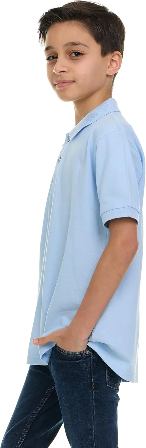 Boys Polo 2-Pack: Premium Comfort and Timeless Style - Perfect for School, Playdates, Church, Birthdays.