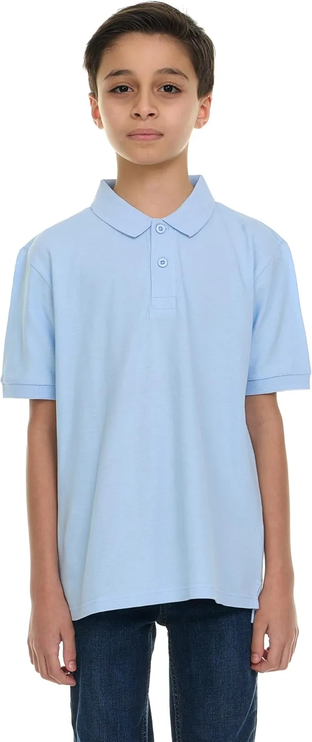 Boys Polo 2-Pack: Premium Comfort and Timeless Style - Perfect for School, Playdates, Church, Birthdays.