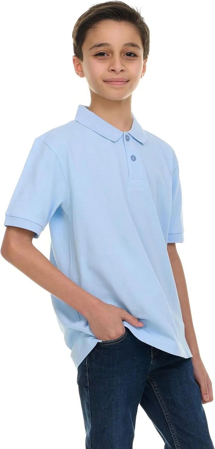 Boys Polo 2-Pack: Premium Comfort and Timeless Style - Perfect for School, Playdates, Church, Birthdays.