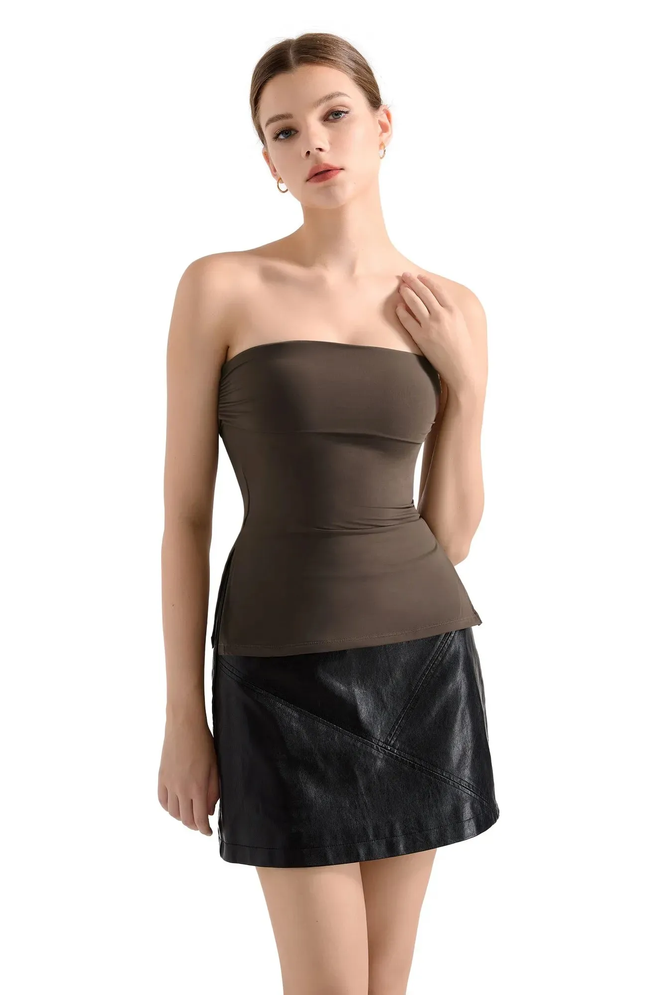 Buttery Soft Side Split Tube Top