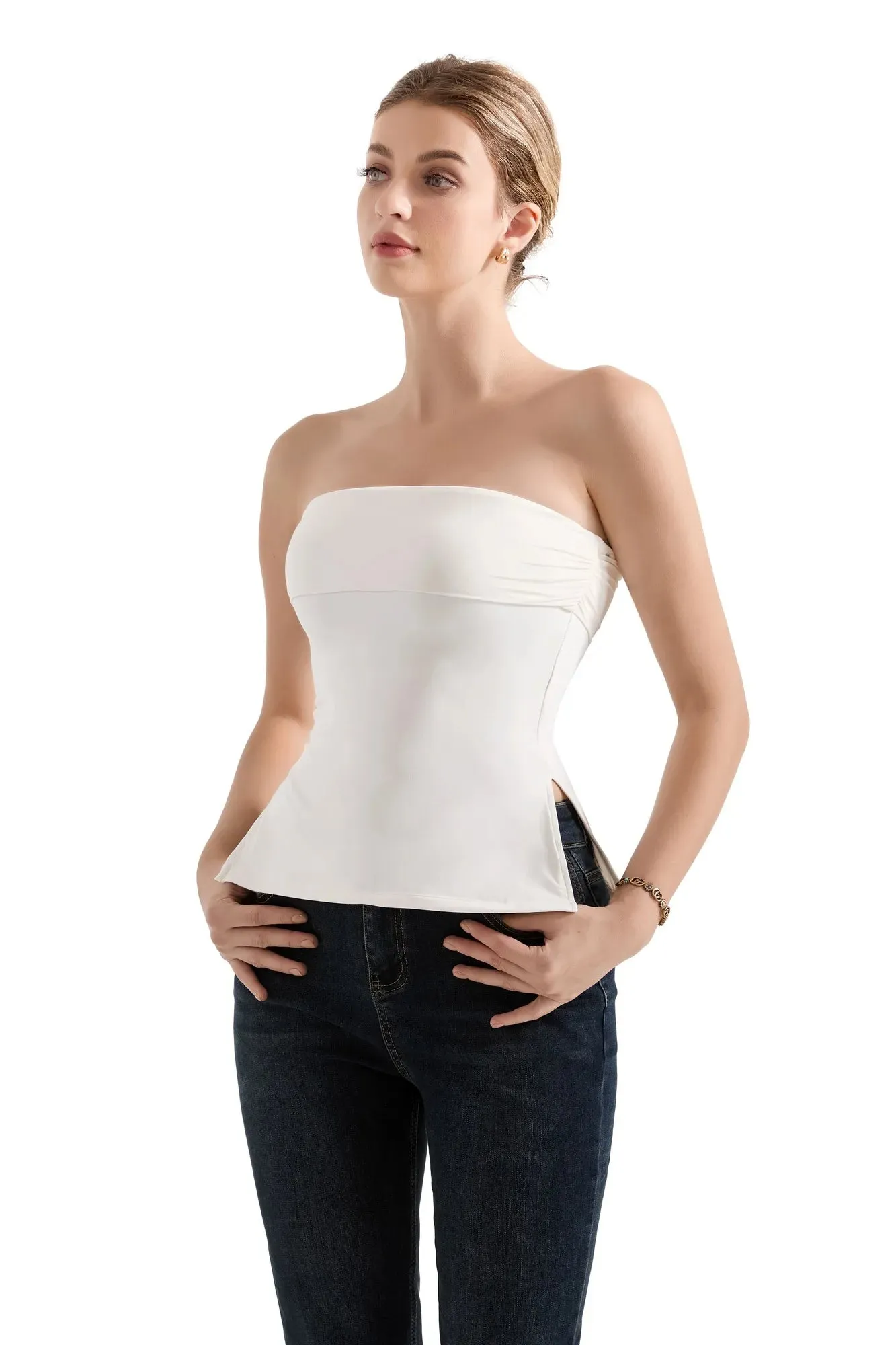 Buttery Soft Side Split Tube Top