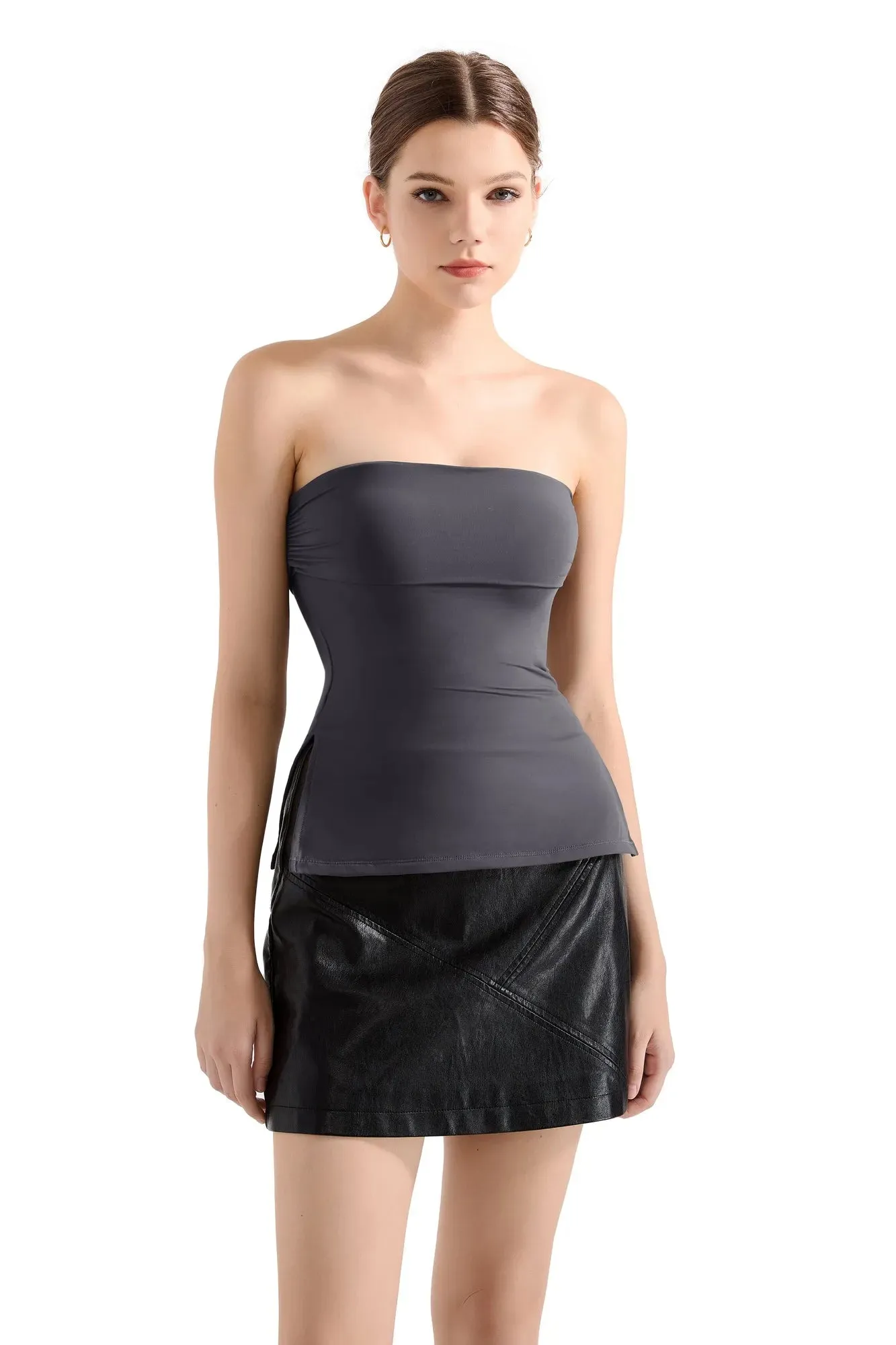 Buttery Soft Side Split Tube Top