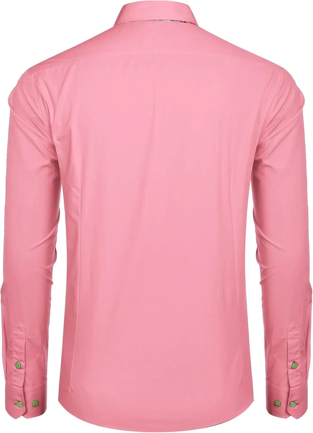 COOFANDY Mens Dress Shirt Long Sleeve Casual Button Down Paisley Shirts Party Wedding Dress Shirt