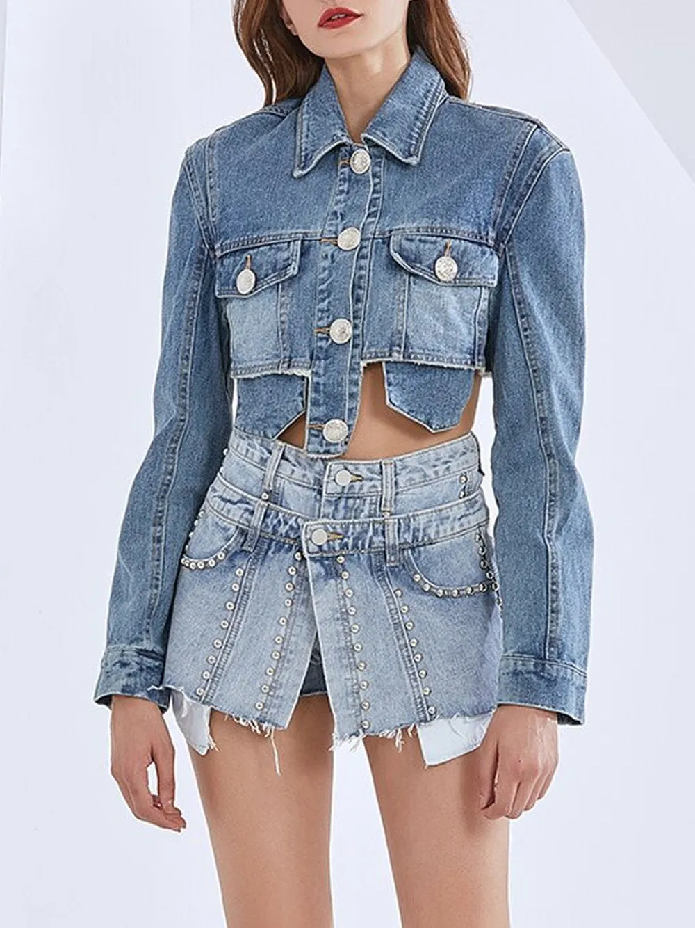 Cropped Denim Jacket