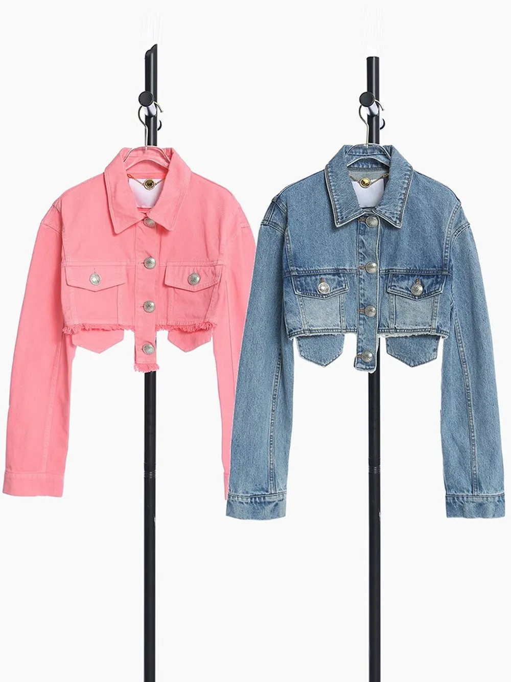 Cropped Denim Jacket