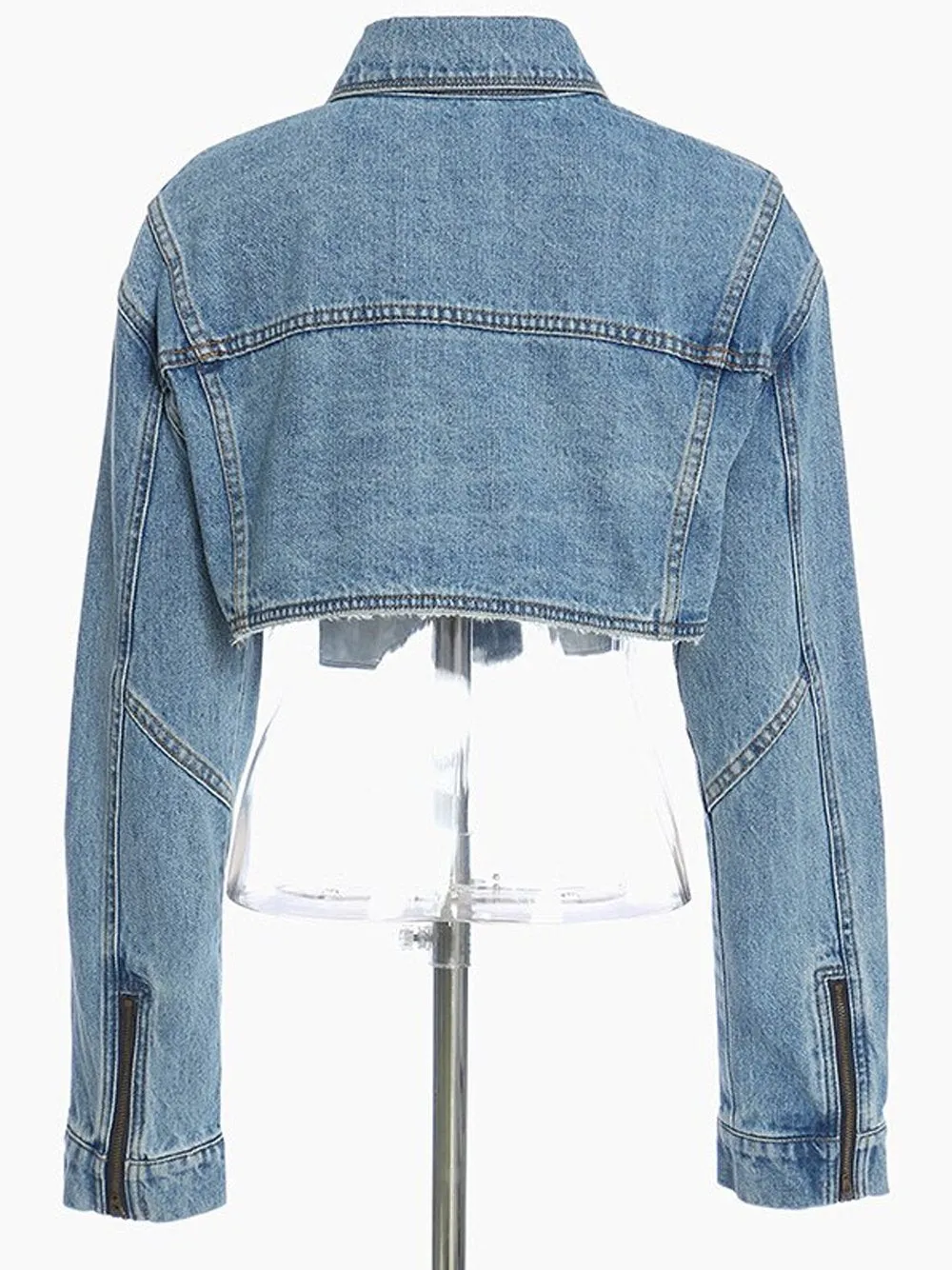 Cropped Denim Jacket