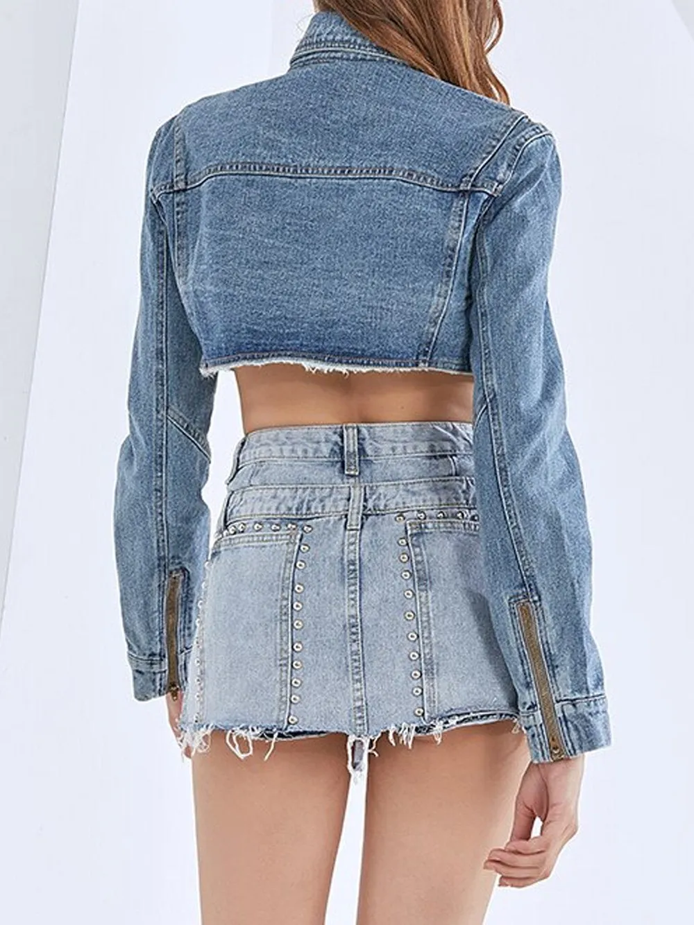 Cropped Denim Jacket