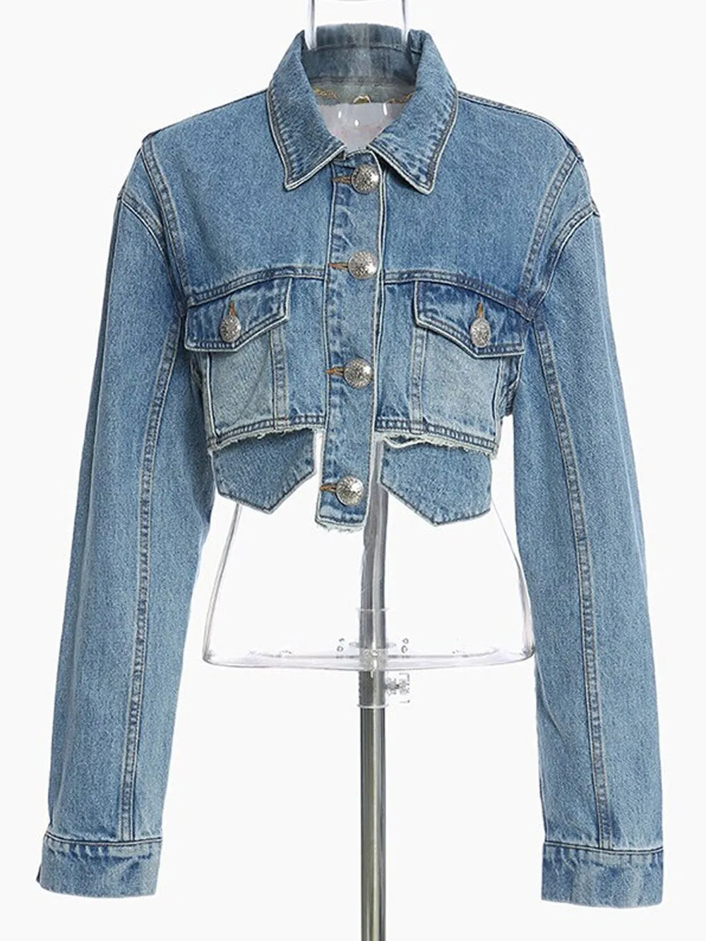 Cropped Denim Jacket