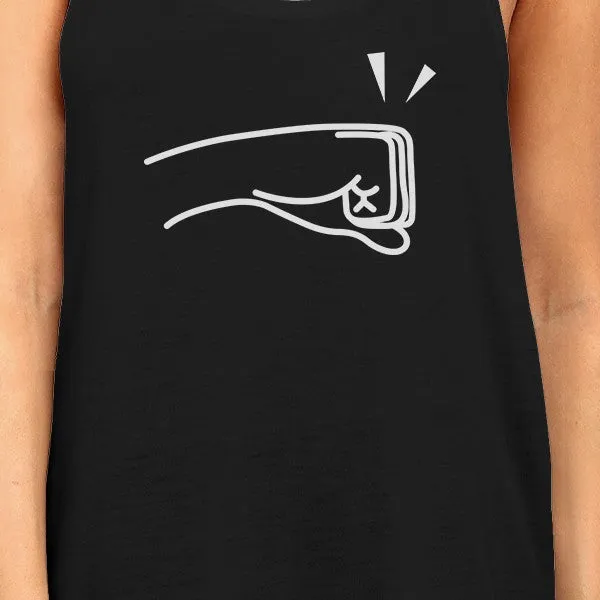 Fists Pound BFF Matching Black Tank Tops