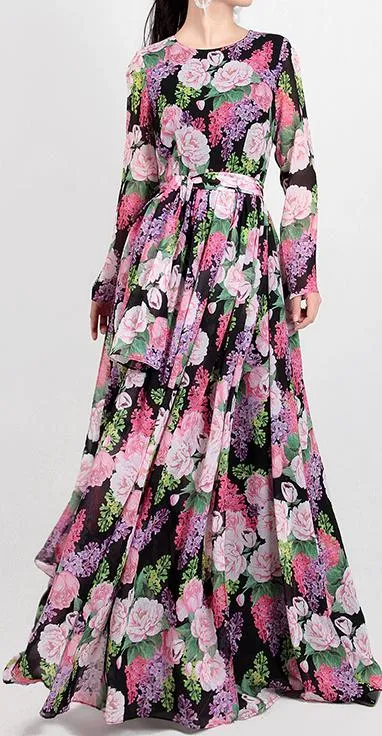 Floral Print Maxi Dress