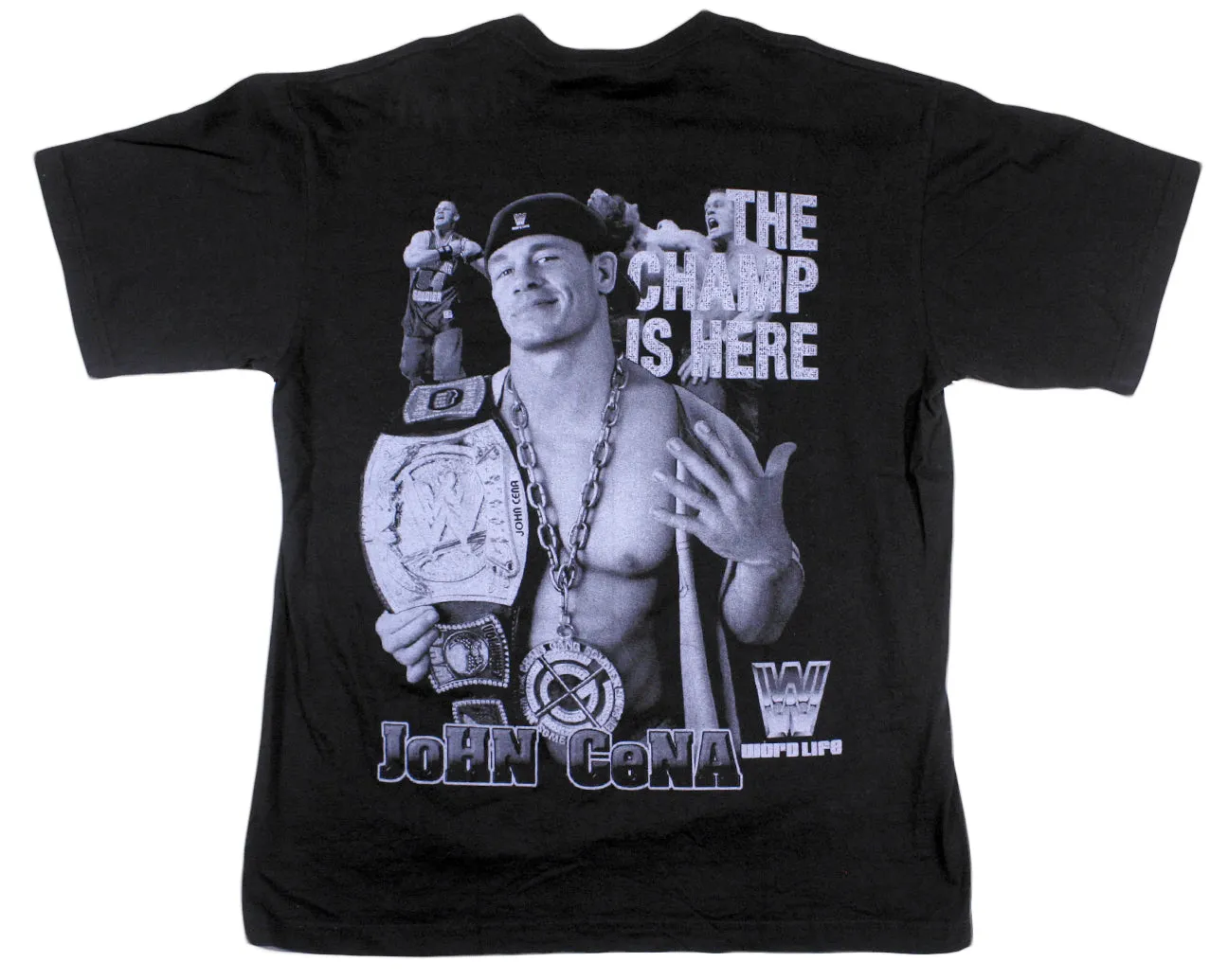 JOHN CENA THE CHAMP IS HERE T-SHIRT LG