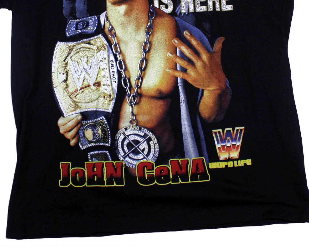 JOHN CENA THE CHAMP IS HERE T-SHIRT LG