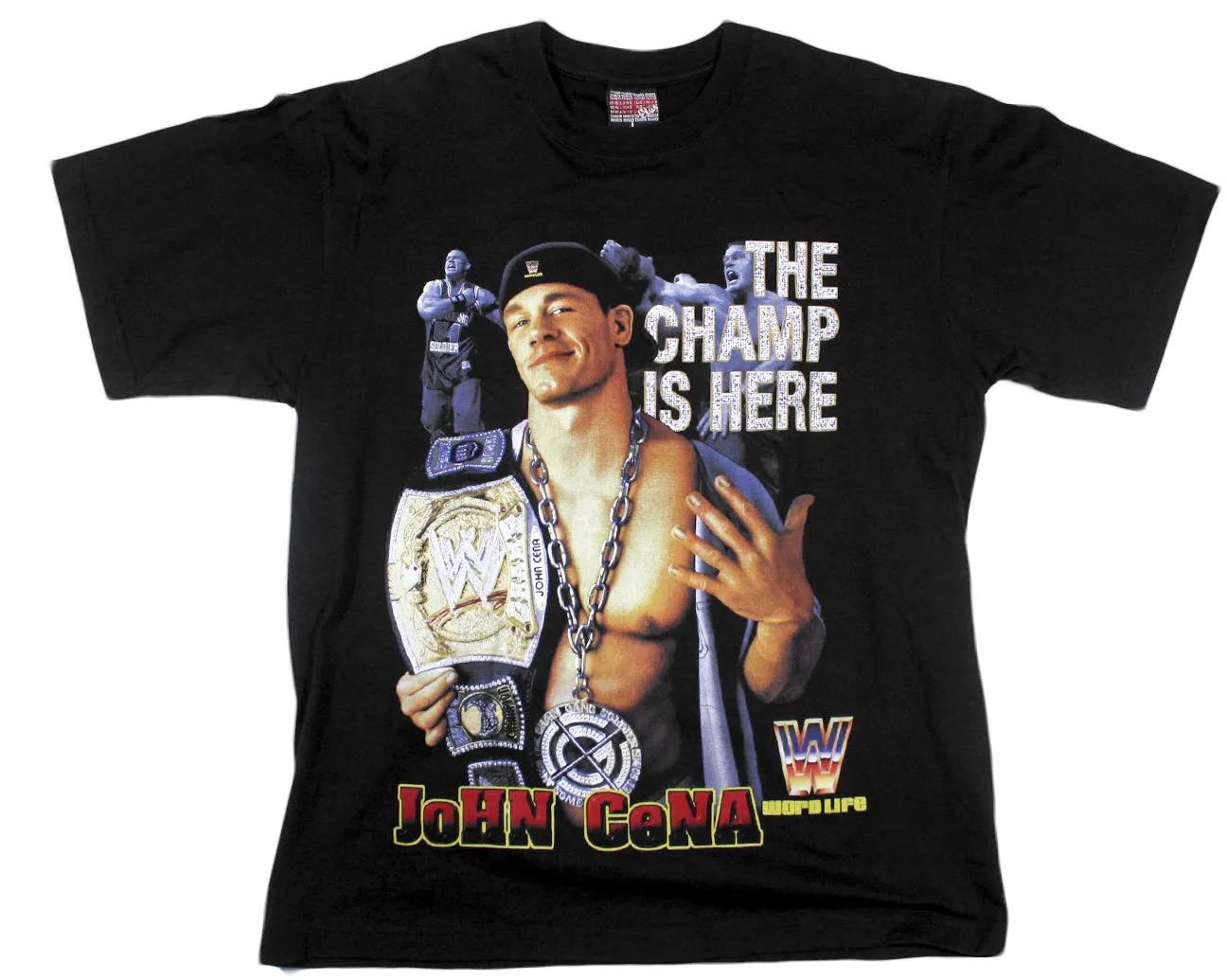 JOHN CENA THE CHAMP IS HERE T-SHIRT LG