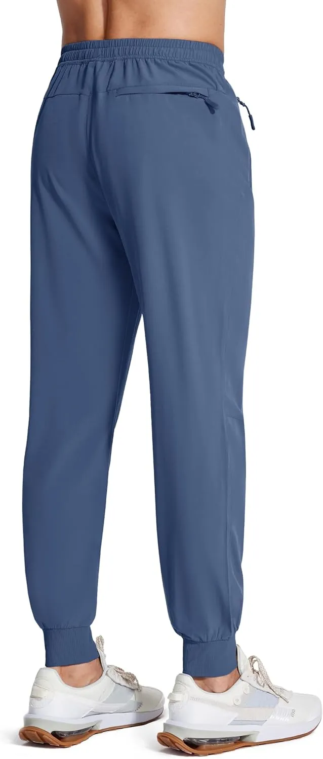 MAGCOMSEN Hiking Pants for Men Lightweight Athletic Pants Quick Dry with Zipper Pockets Running Track Workout Pants