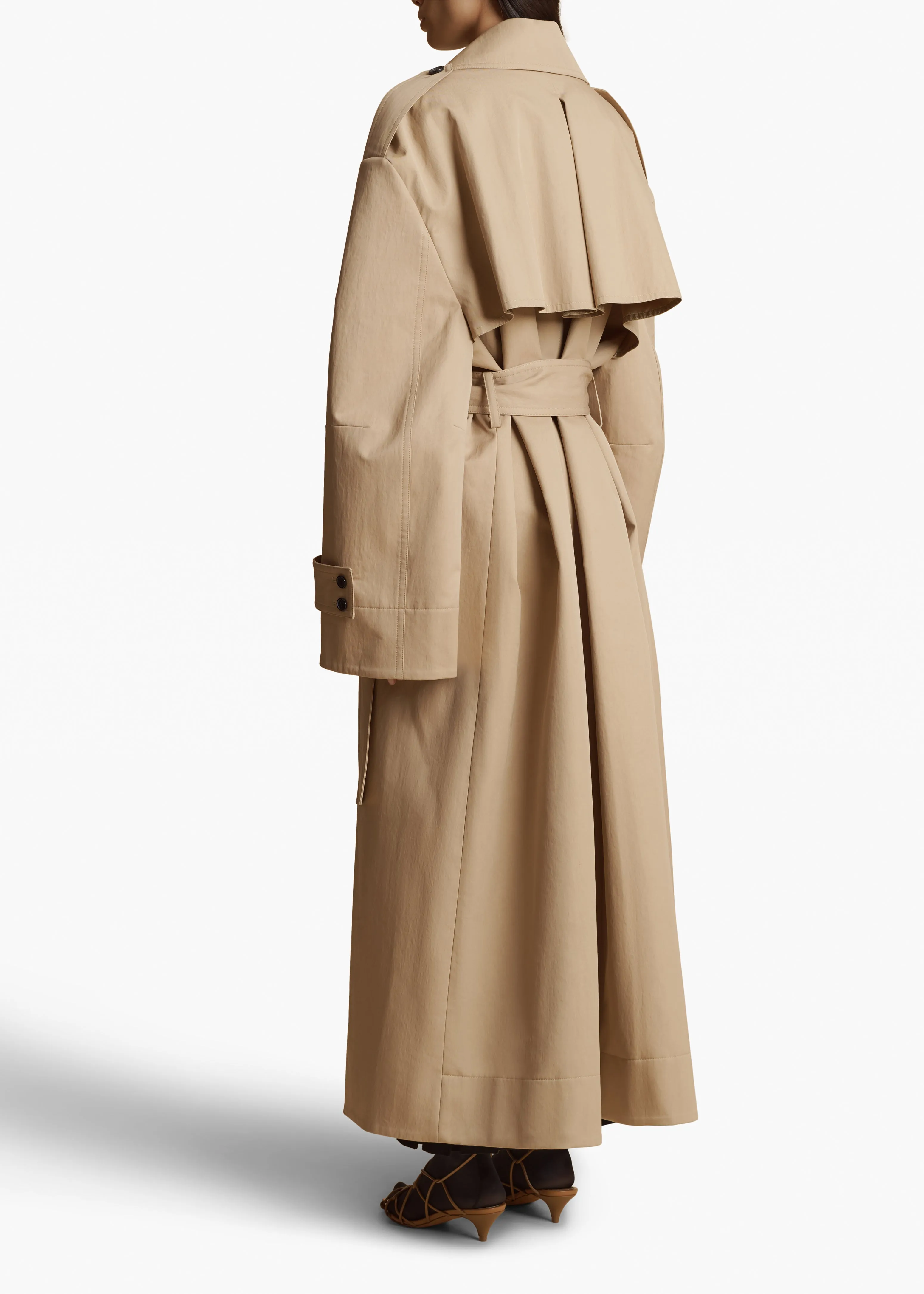 Mazlow Trench in Beige