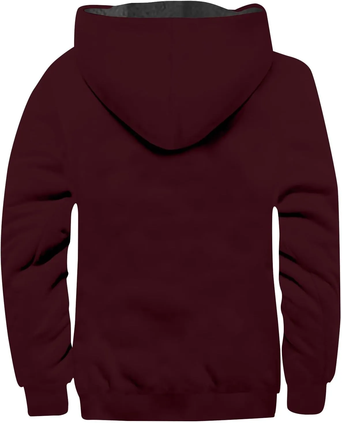 Mens Heavyweight Winter Hoodie Jacket Stylish Zip Up Warm Fleece Sherpa Lined Coats With Pockets, S-8XL