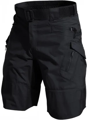 Mens Hiking Cargo Shorts Casual Tactical Waterproof Shorts for Work Golf Fishing with 6 Pockets
