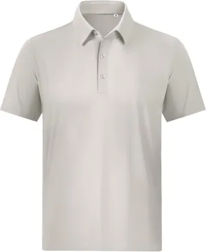 Mens Polo Shirts Short Sleeve Stretch Golf Polo Shirts Dry Fit Polo T Shirts for Men Golf Shirts Tennis Polo