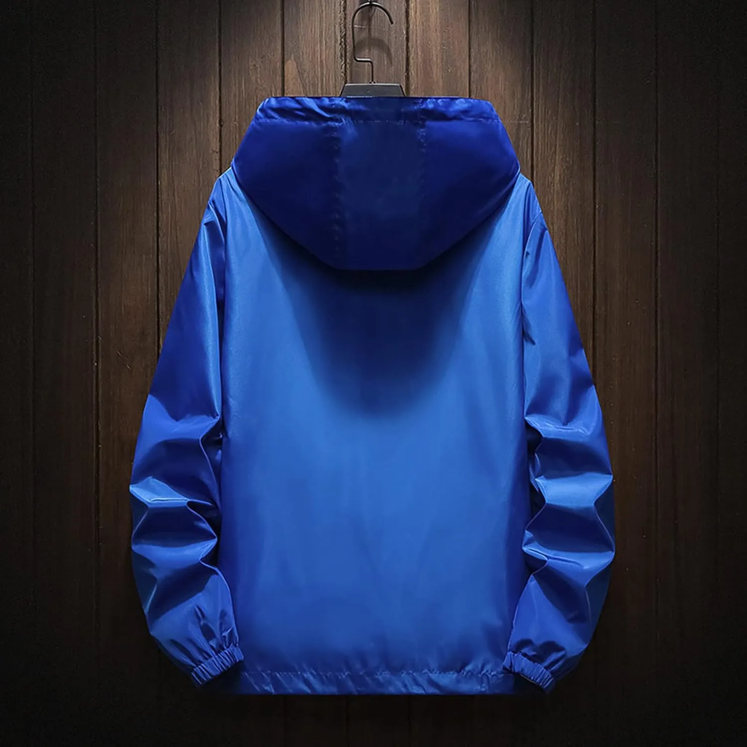 Men's Wind Breaker Jackets Rain Jacket Windbreaker Lightweight Shell Raincoat With Hood For Golf, M-7XL