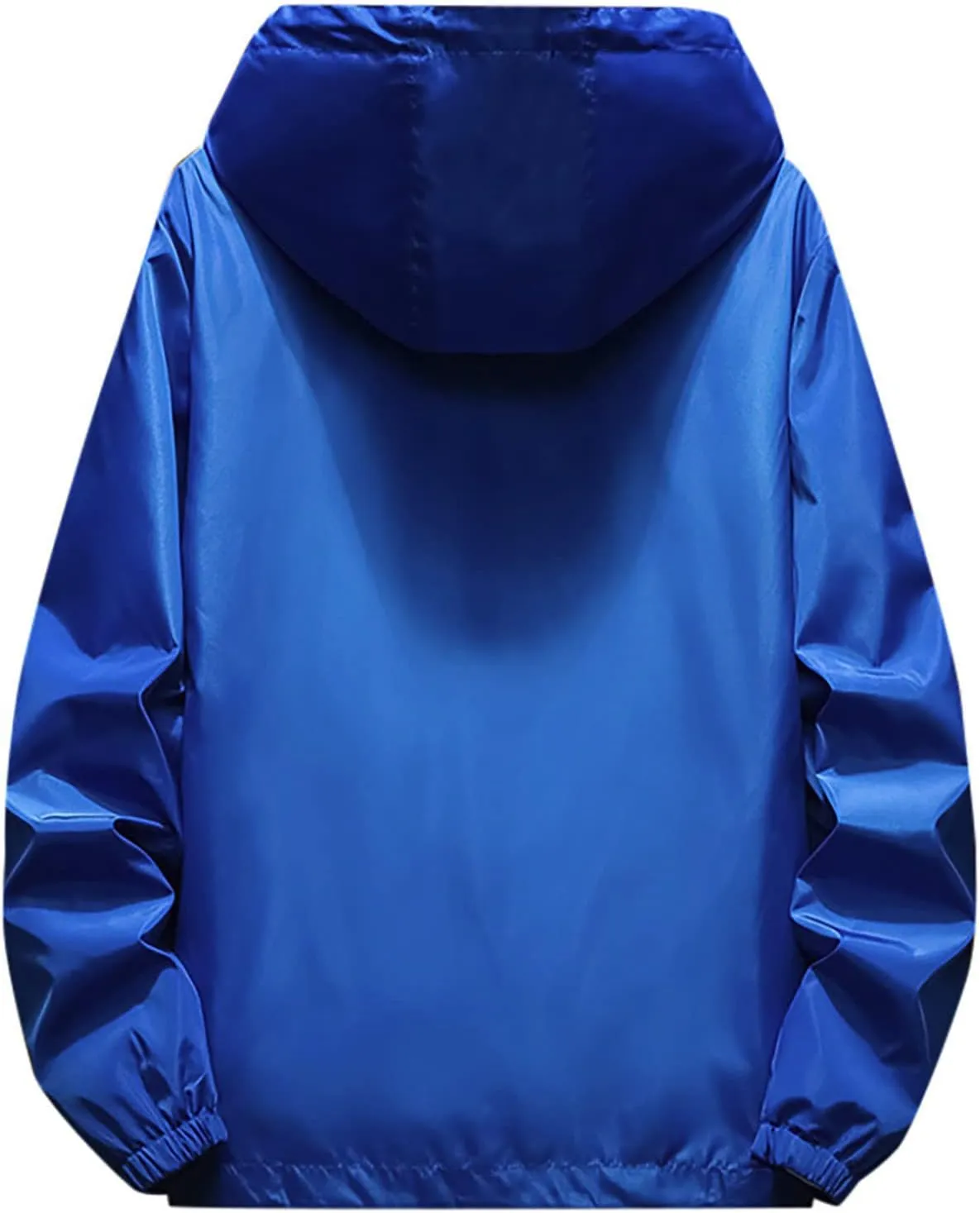 Men's Wind Breaker Jackets Rain Jacket Windbreaker Lightweight Shell Raincoat With Hood For Golf, M-7XL