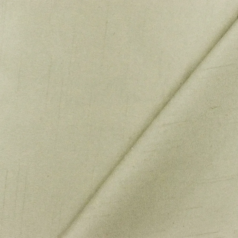 Oyster Beige Solid Poly Antique Satin Woven Fabric