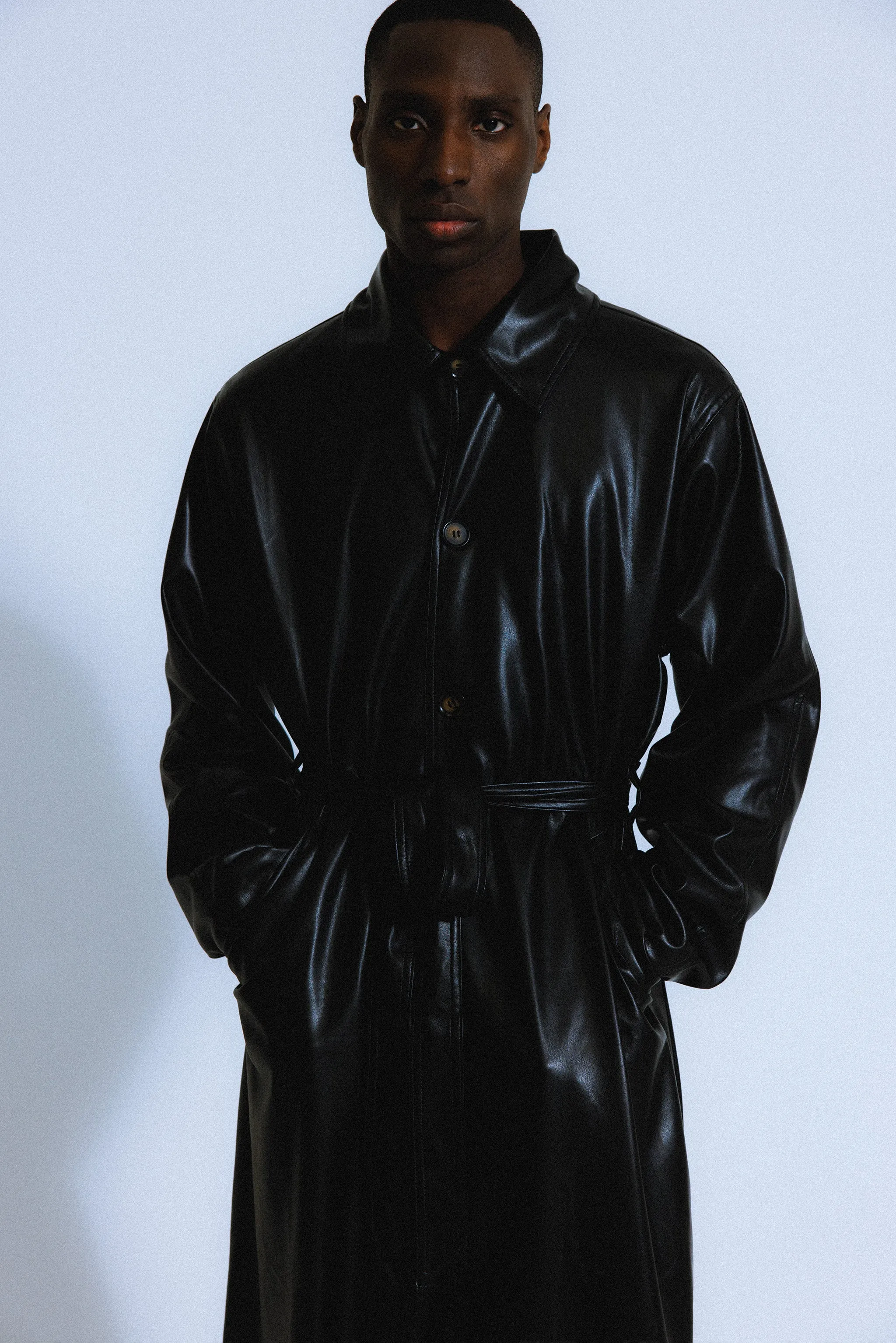 Palladium Vegan Leather Trench | Black