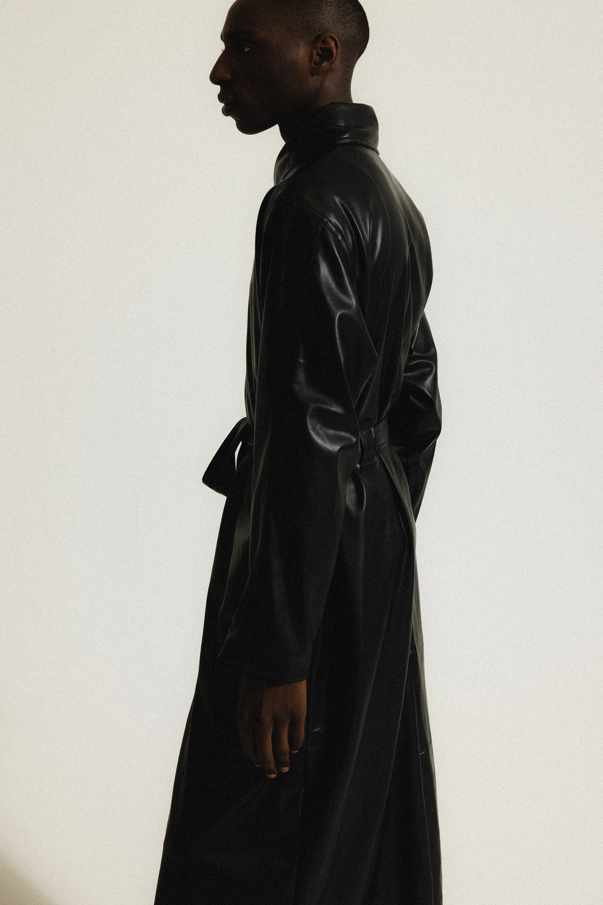 Palladium Vegan Leather Trench | Black