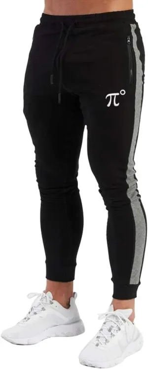 PIDOGYM Men's Track Pants,Slim Fit Athletic Sweatpants Joggers with Zipper Pockets