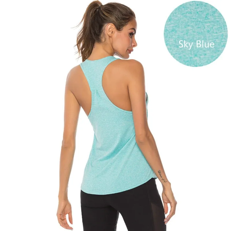 Quick-Dry Sleeveless Fitness Tank Tops