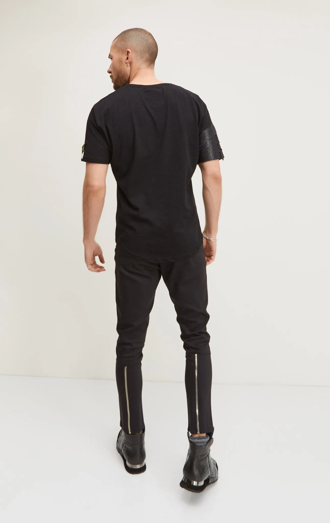 Rt's #10 Gauge Ykk Track Pants - Black