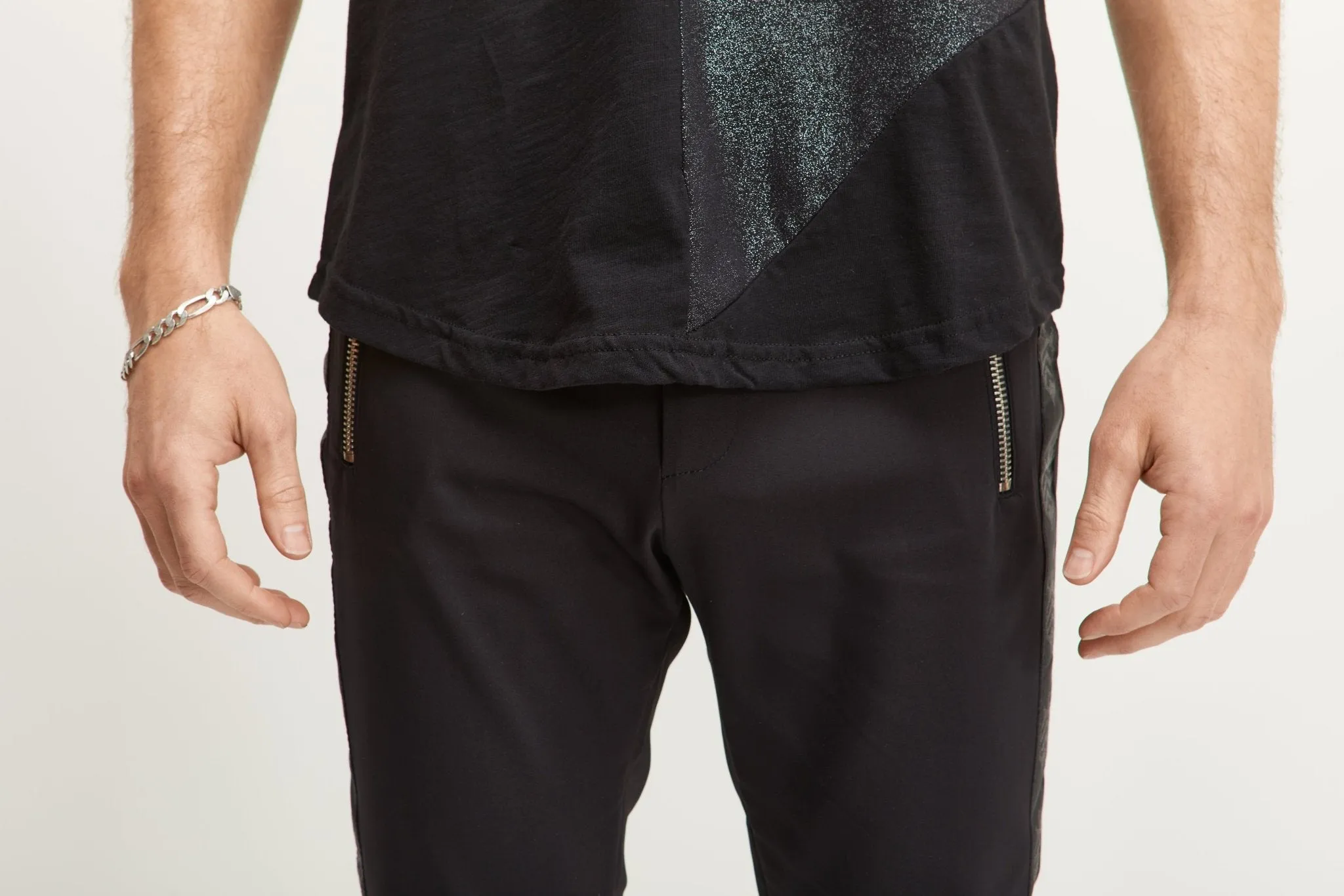 Rt's #10 Gauge Ykk Track Pants - Black