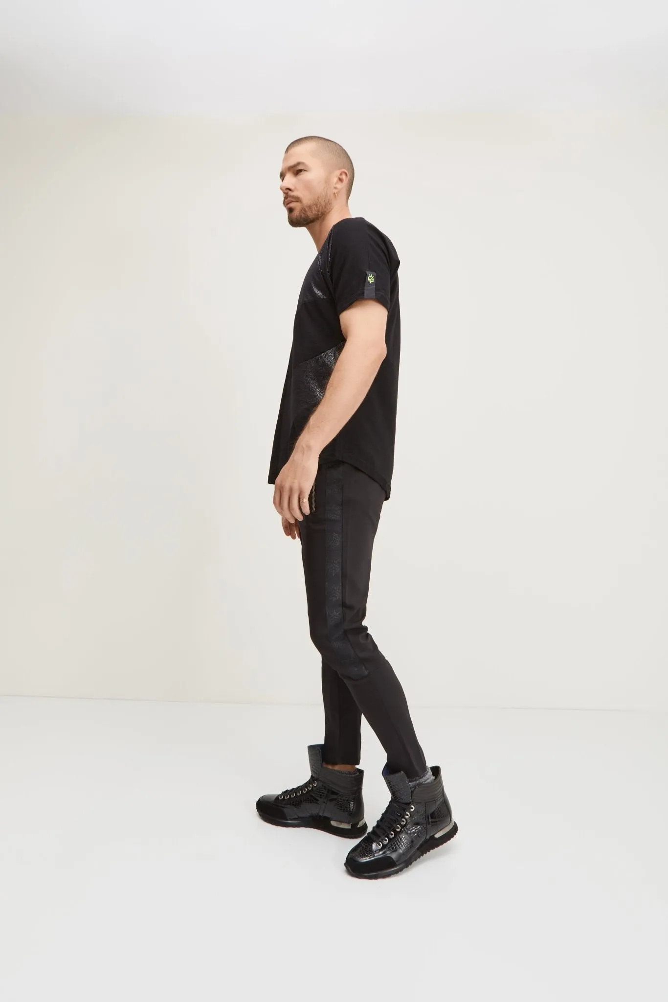 Rt's #10 Gauge Ykk Track Pants - Black
