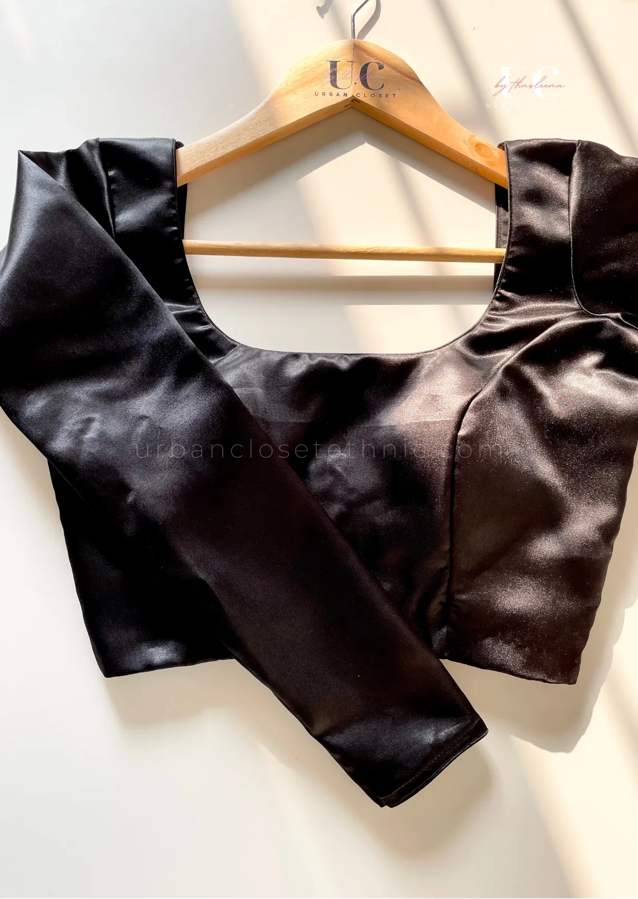 Silvy- Stitched Satin Blouses