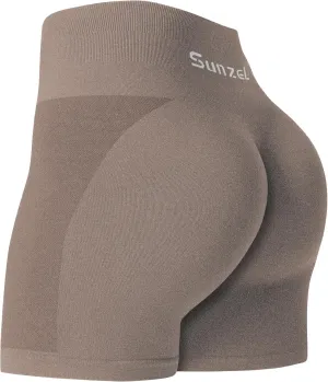 Sunzel Butt Scrunch Seamless Shorts, Womens 5 Inch Workout Shorts High Waist Stretch Booty Short for Gym/Yoga/Running/Biking