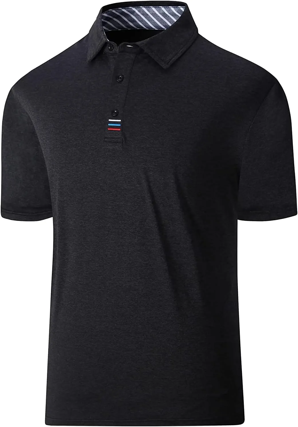 SWISSWELL Golf Polo Shirts for Men Moisture Wicking Performance Short Sleeve Classic Fit Business Casual Shirt