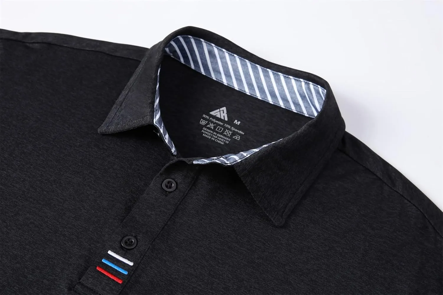 SWISSWELL Golf Polo Shirts for Men Moisture Wicking Performance Short Sleeve Classic Fit Business Casual Shirt