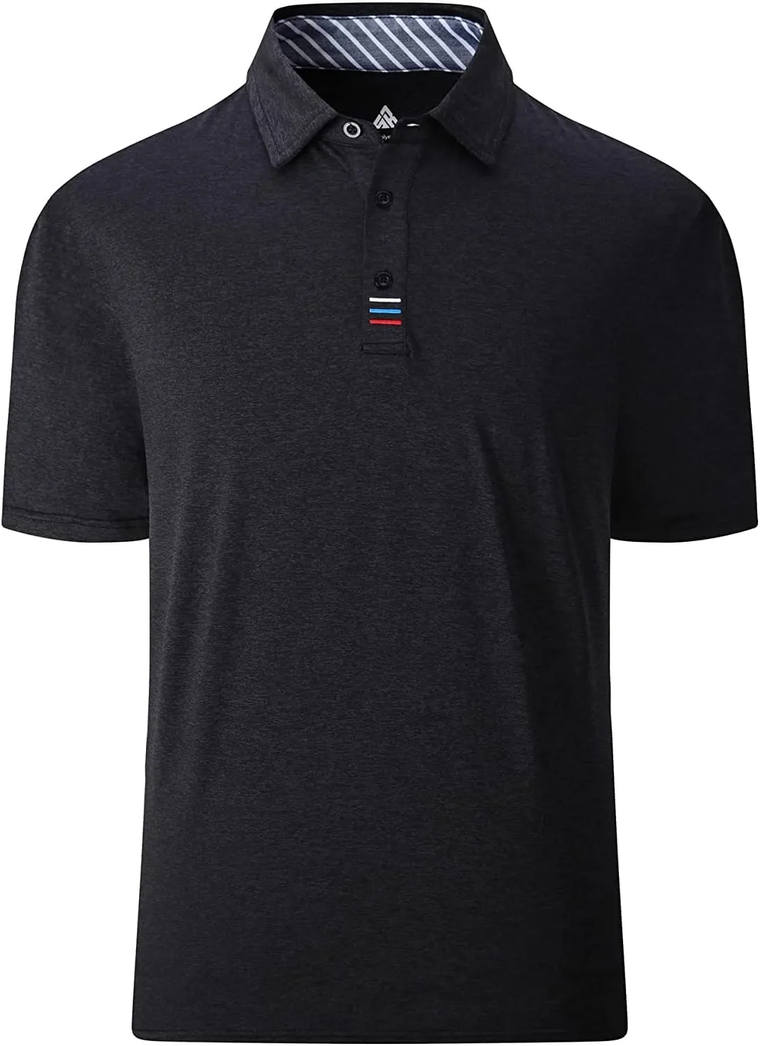 SWISSWELL Golf Polo Shirts for Men Moisture Wicking Performance Short Sleeve Classic Fit Business Casual Shirt