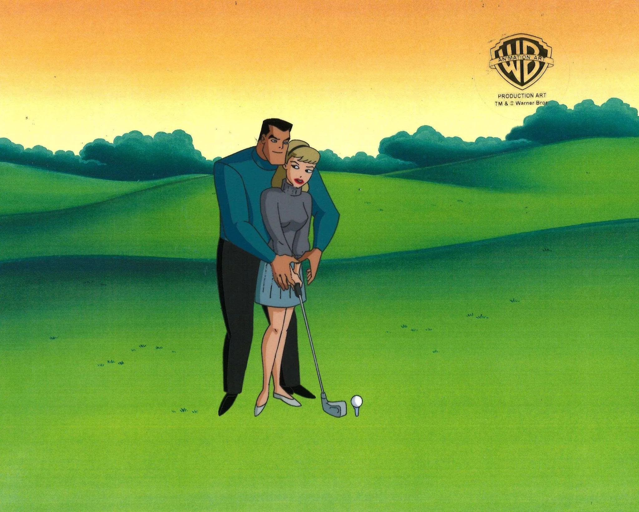 The New Batman Adventures Original Production Cel: Bruce Wayne