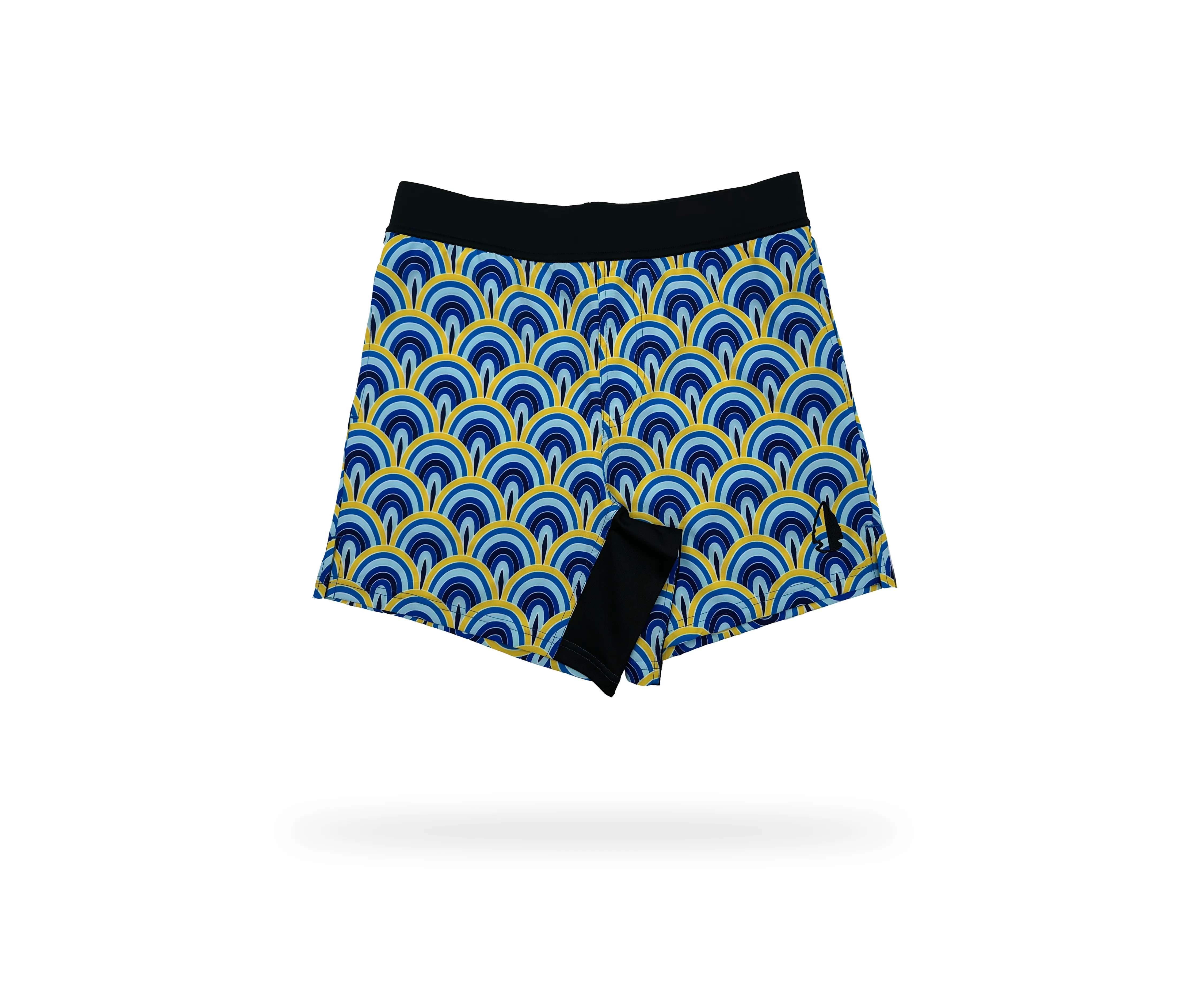 THF Athletic Shorts - Peacock Feather