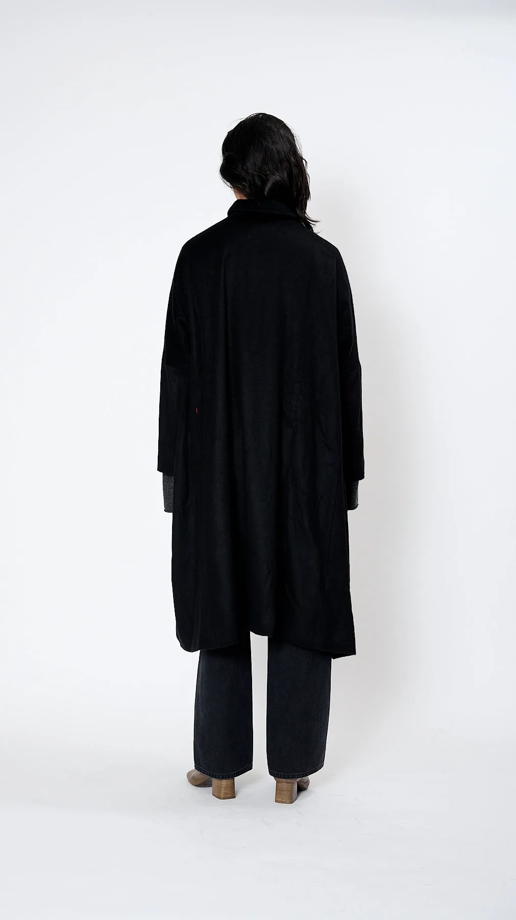 Verger Coat in Black