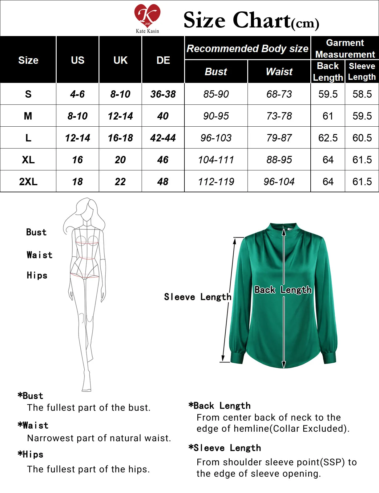 Women Keyhole Back Blouse OL Long Sleeve Half High Neck Pullover Tops